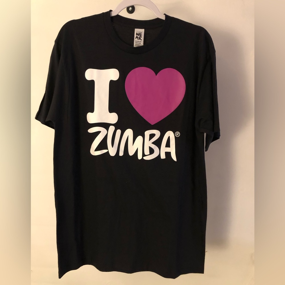 Authentic Zumba Unisex, “I Love Zumba” T-Shirt